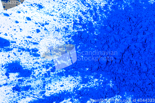 Image of cyan toner powder