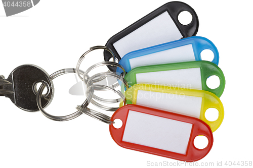 Image of One key with five tags
