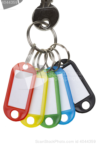 Image of One key with five tags