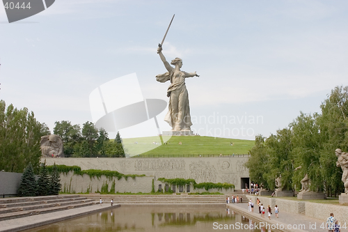 Image of World War II Memorial in Volgograd Russia