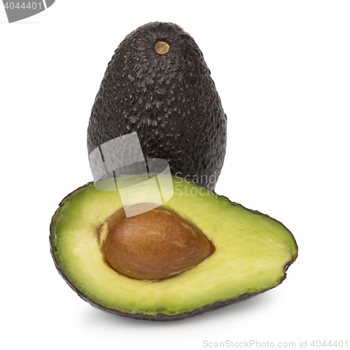 Image of Avocado fruit on white