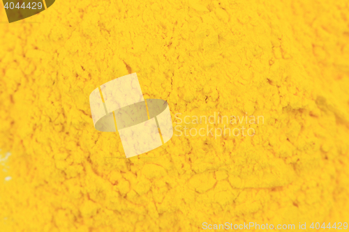 Image of yellow toner powder