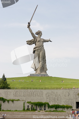 Image of World War II Memorial in Volgograd Russia