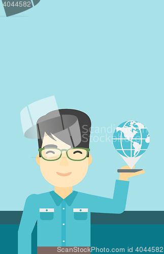 Image of International technology communication.