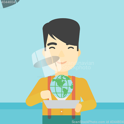 Image of International technology communication.