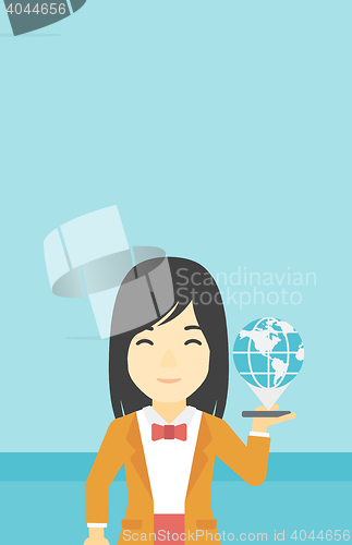 Image of International technology communication.