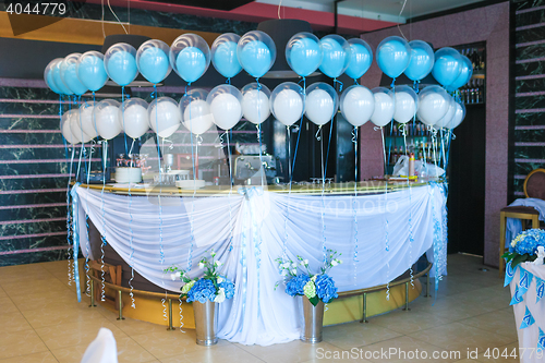 Image of Interior of the restaurant, decorated