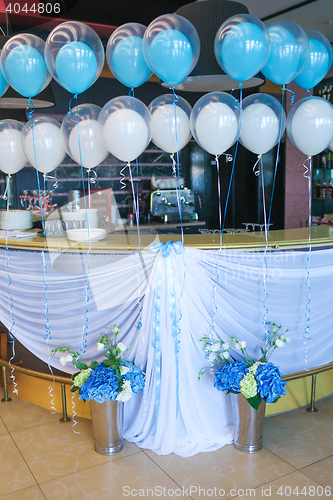 Image of Interior of the restaurant, decorated