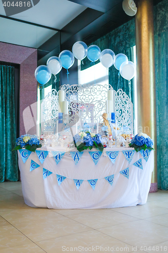 Image of Interior of the restaurant, decorated