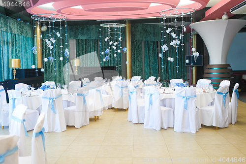 Image of Interior of the restaurant, decorated