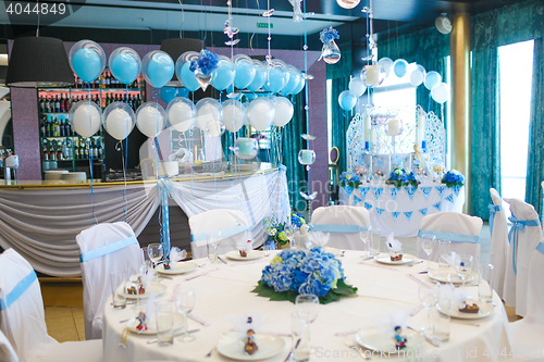 Image of Interior of the restaurant, decorated