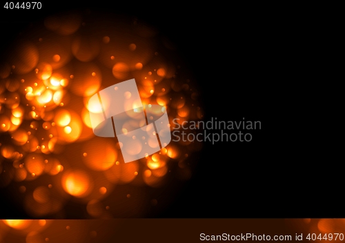 Image of Shiny bright sparkling abstract glow background