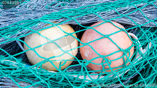 Image of Pile of fishing nets