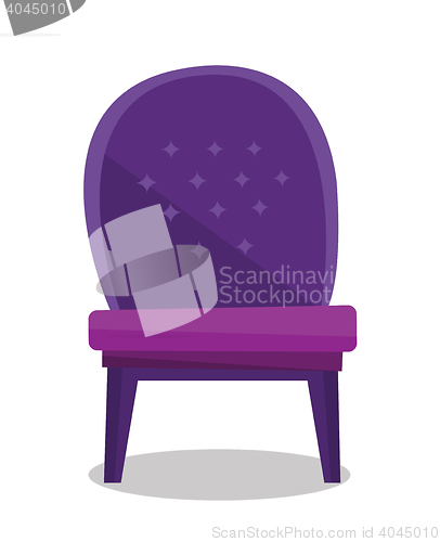 Image of Luxurious vintage armchair vector illustration.