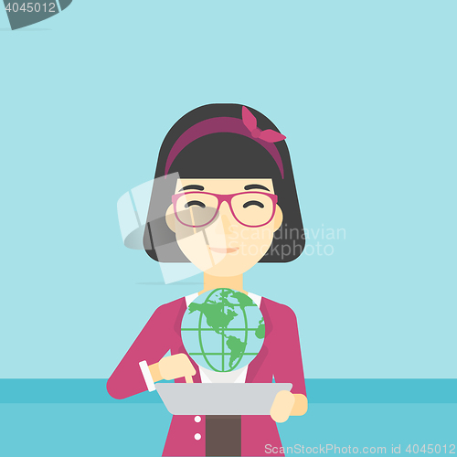 Image of International technology communication.