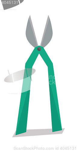 Image of Garden pruner vector illustration.