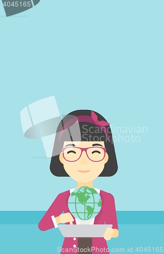 Image of International technology communication.