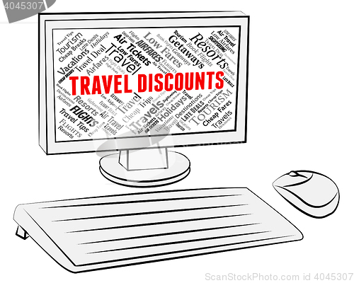 Image of Travel Discounts Represents Travelling Vacations And Bargains