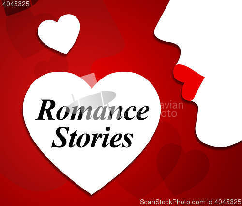 Image of Romance Stories Means Romancing Fictional And Heart