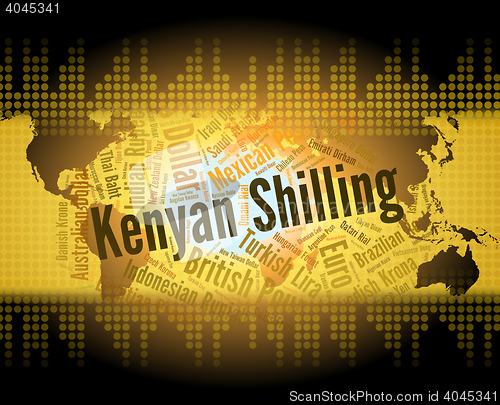 Image of Kenyan Shilling Means Foreign Currency And Exchange
