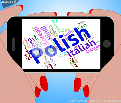 Image of Polish Language Means Foreign Dialect And Poland