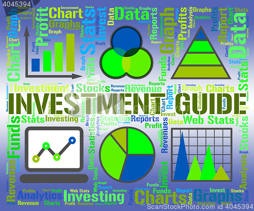 Image of Investment Guide Indicates Business Graph And Advise