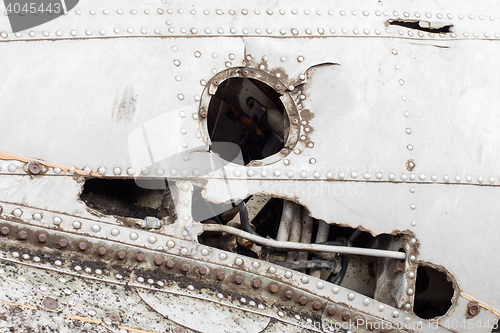 Image of The abandoned wreck of a US military plane on Southern Iceland