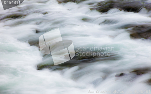 Image of Close-up view of a water fall