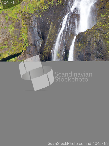 Image of Close-up view of a water fall