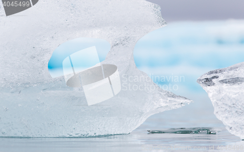 Image of Close-up of melting ice in Jokulsarlon - Iceland