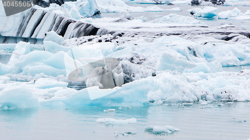 Image of Jokulsarlon is a large glacial lake in southeast Iceland