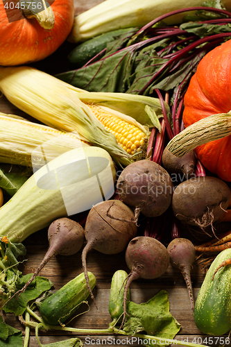 Image of Autumn harvest vegetables