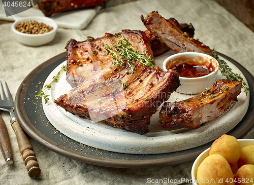 Image of grilled pork ribs