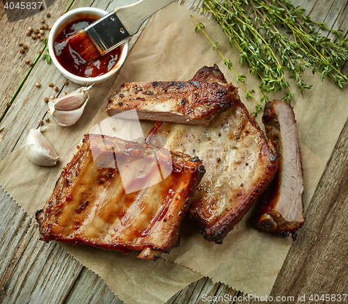 Image of grilled pork ribs