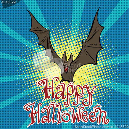 Image of Happy Halloween bat vampire