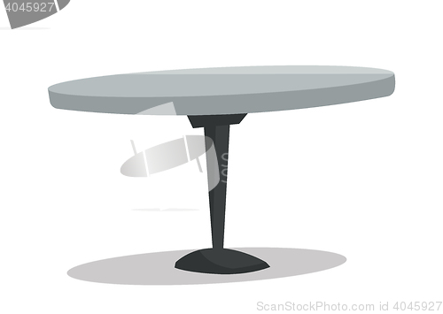 Image of Round bar table vector illustration.