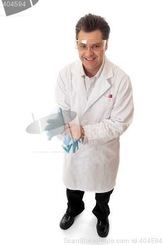 Image of Doctor or scientist preparing