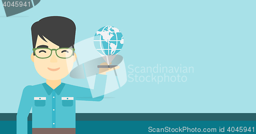 Image of International technology communication.