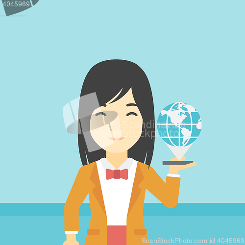 Image of International technology communication.