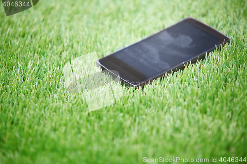 Image of Smartphone in the grass