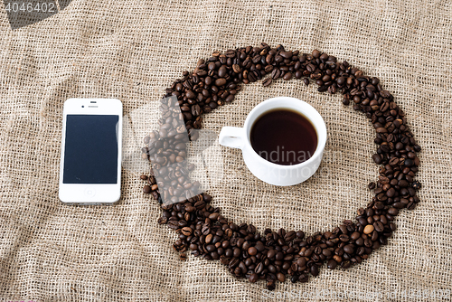 Image of the coffee grains