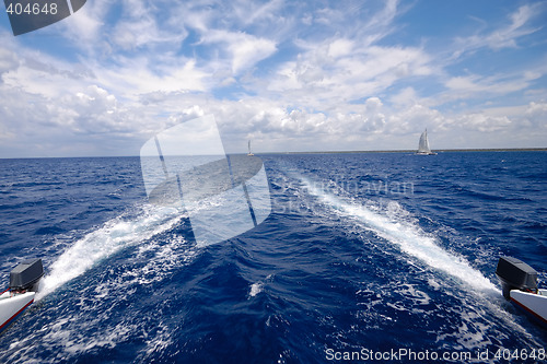 Image of Sailing on a catemaran