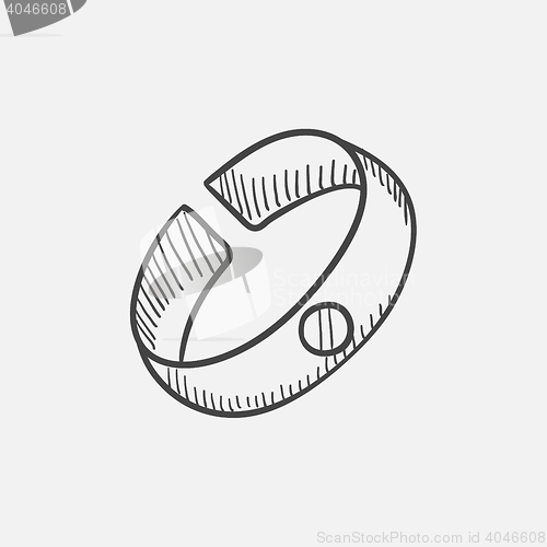Image of Bracelet sketch icon.