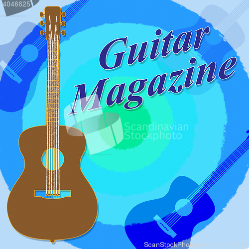 Image of Guitar Magazine Indicates Guitars Magazines And Rock