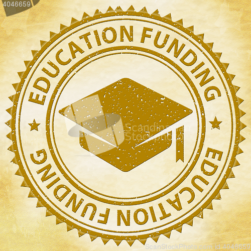 Image of Education Funding Indicates Study Stamps And Fundraiser