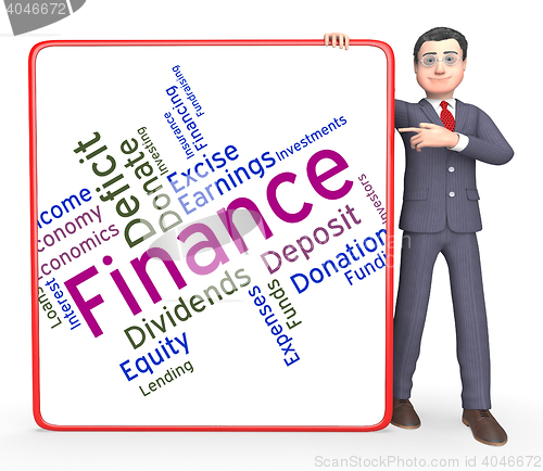 Image of Finance Word Means Financial Trading And Profit