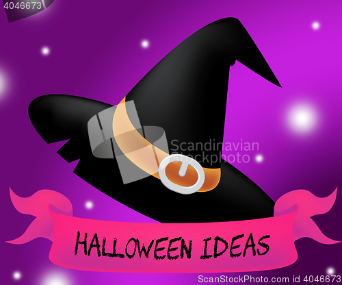 Image of Halloween Ideas Means Trick Or Treat And Autumn