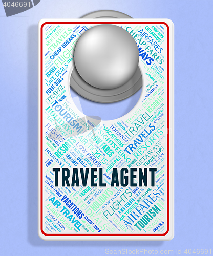 Image of Travel Agent Shows Travels Travelling And Agents