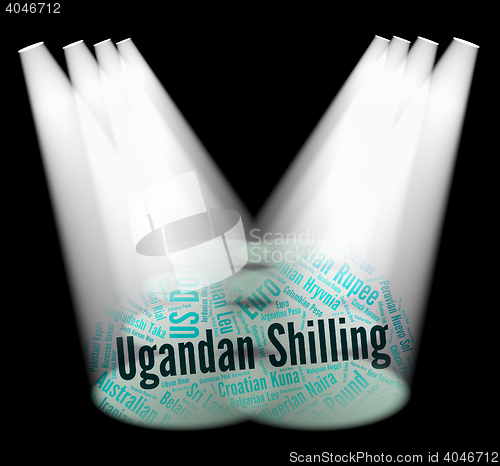 Image of Ugandan Shilling Indicates Exchange Rate And Broker