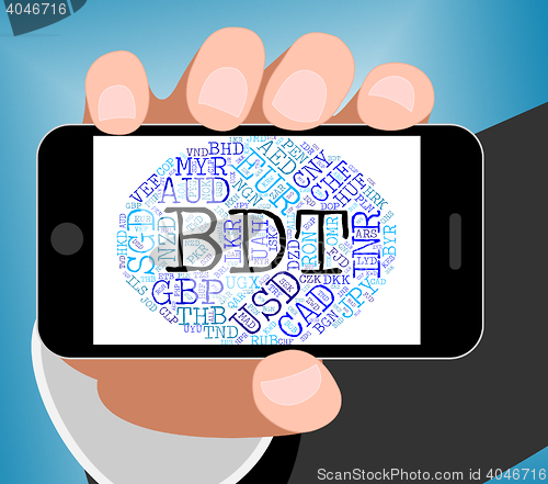 Image of Bdt Currency Indicates Bangladeshi Taka And Currencies